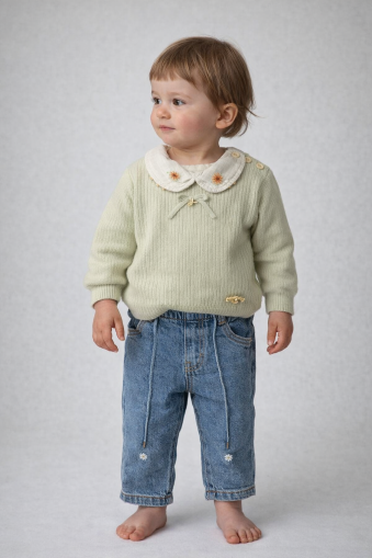 Costum tricotat Missolix 9/24 luni A110