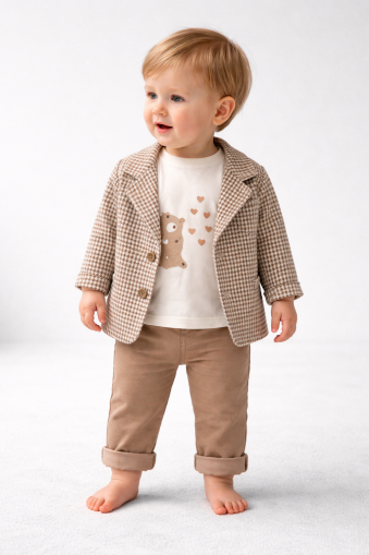 Costum 3 piese cu jachetă ELCİ 6/18 luni A45