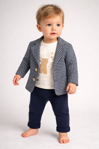 Costum 3 piese cu jachetă ELCİ 6/18 luni A45