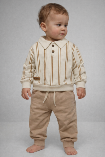 Ținută cu dungi CİCİBEN KIDS 9/24 luni A29