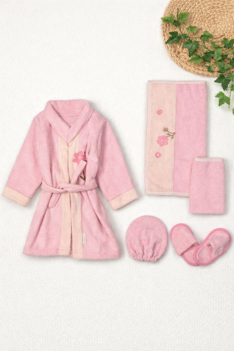 TIASIS Pink Blossom – Set de baie pentru fetițe (0–3 ani)A69