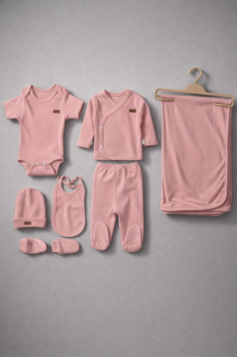 Set body Nana Baby 0-3 luni, 7 piese A44