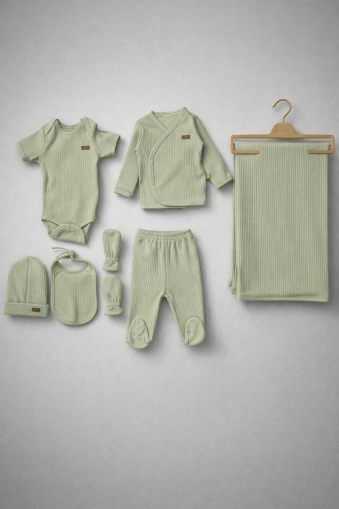 Set body Nana Baby 0-3 luni, 7 piese A44