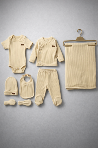 Set body Nana Baby 0-3 luni, 7 piese A44