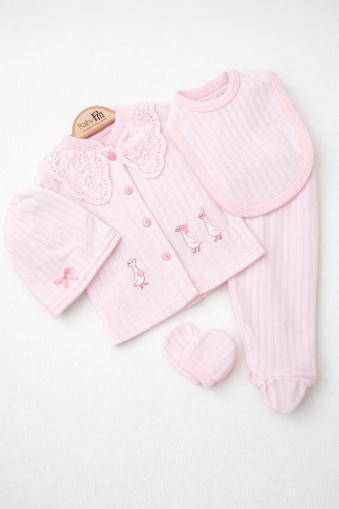 SET DE 5 PIESE ZIBIN BABYİM 0/3 LUNI CU RAȚĂ A25