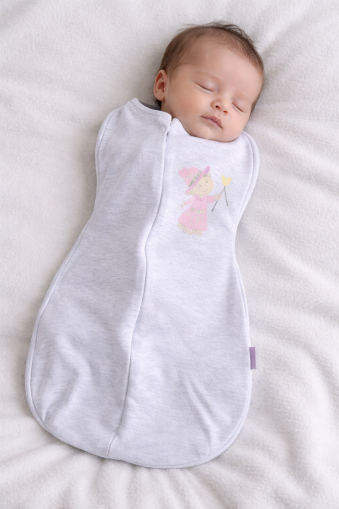 BEBEKEVİ – Sac de înfășat pentru bebeluși, cu fermoar, 0–6 luni A16