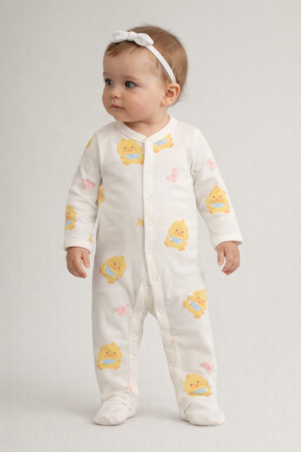 SALOPĂ BYMURAT CU IMPRIMARE DE PUISOR 3/9 LUNI A20