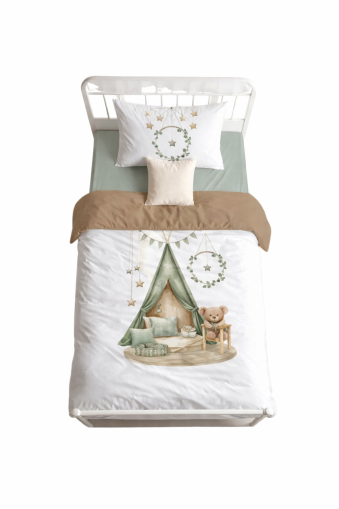 SET DE HUSA DE PILOTĂ UNISEX 100*150 CU IMPRIMATURĂ, AURIE, ÎN CUTIE A67