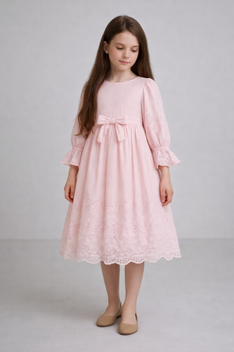 Rochie cu curea Tivido Kids 6-12 ani A102