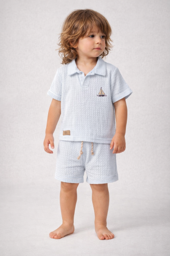 Costum JUNIOR 9/24 LUNI, BRODAT, DIN 2 PIESE A52