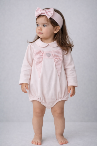 Minicayzen Body pentru Bebeluși 3–9 Luni, cu Inimă cu Strasuri A41