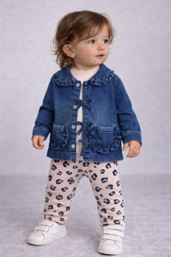 ByMurat Set pentru Bebeluși 6–18 Luni, cu Detalii cu Panglică A48