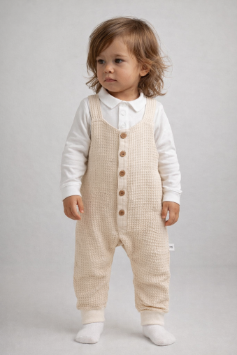 ByMurat Salopetă pentru Bebeluși 3–12 Luni cu Nasturi A28