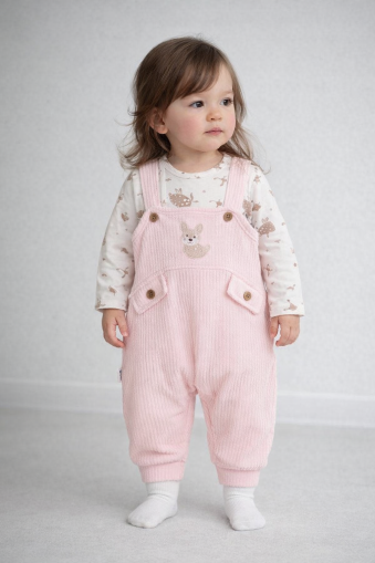 Nafitto Salopetă pentru Bebeluși 3–6–9 Luni, cu Iepuraș A28