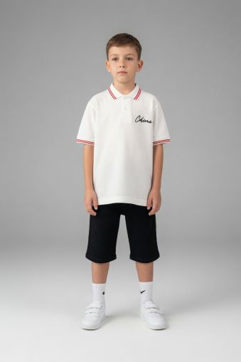 RUHATKIDS Set băieți 7–10 ani din denim cu broderie „Calmness” A64