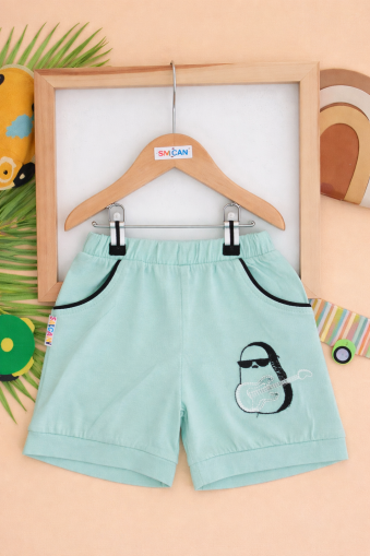 SALCAN KIDS Șort 5–8 ani avocado imprimat A12