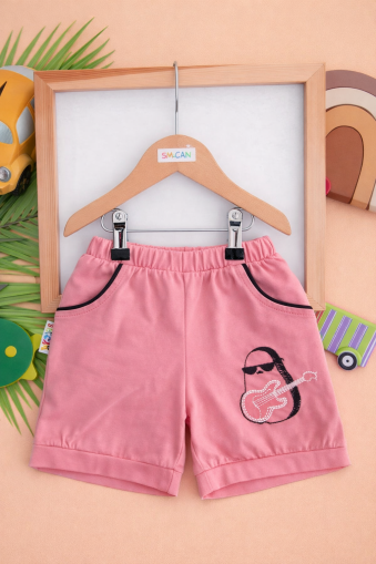 SALCAN KIDS Șort 5–8 ani avocado imprimat A12