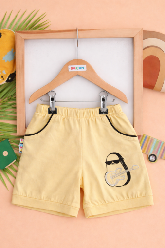 SALCAN KIDS Șort 5–8 ani avocado imprimat A12