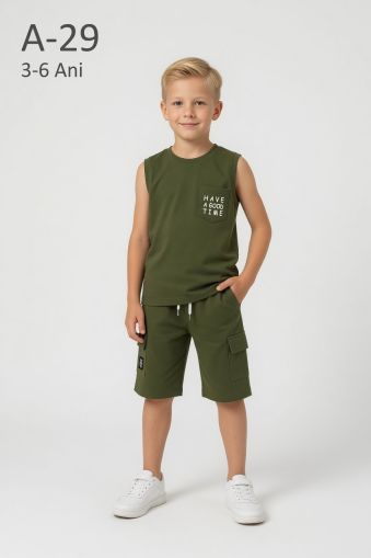 YAVRUCAK LIFE Set copii 3–6 ani 2 piese din bumbac „Have a Good”