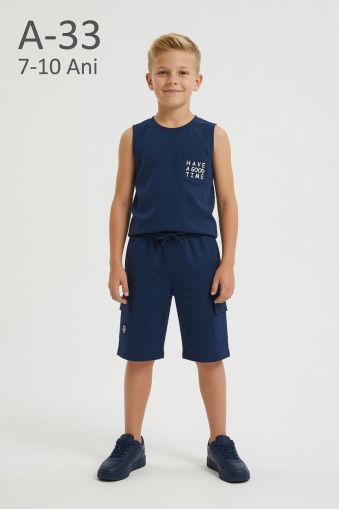 YAVRUCAK LIFE Set copii 7–10 ani 2 piese din bumbac „Have a Good”