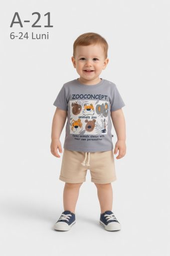 ANILÇO BEBE Set bebeluși 6–24 luni „Zoo Concept”