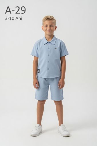 CMK Set copii 3–10 ani cu șort și emblemă „CMK New Model”