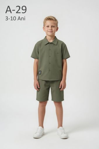 CMK Set copii 3–10 ani cu șort și emblemă „CMK New Model”