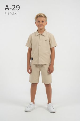 CMK Set copii 3–10 ani cu șort și emblemă „CMK New Model”