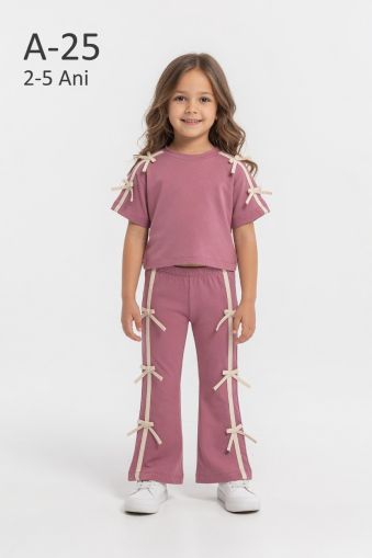 DECO Set fete 2–5 ani cu fundiță