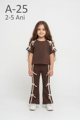 DECO Set fete 2–5 ani cu fundiță