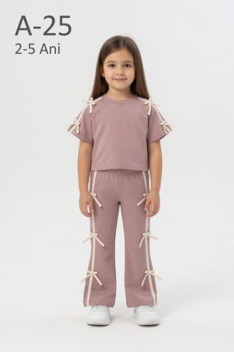 DECO Set fete 2–5 ani cu fundiță