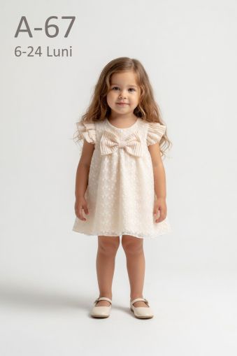 MYMIO Rochie fete 6–24 luni cu broderie margarete