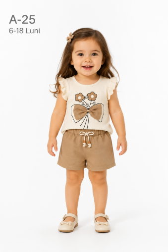 MY BELLA Set bebeluși 6–18 luni cu imprimeu floral