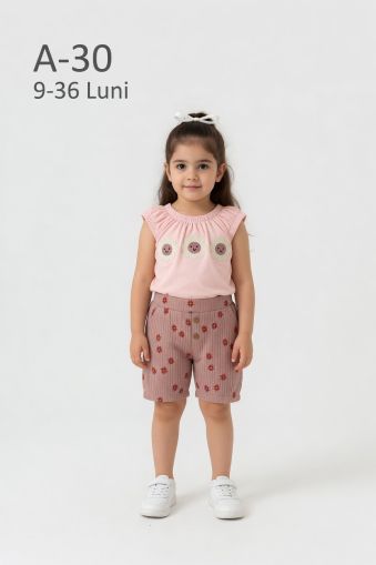 Deco 9-12-18-24-36 Luni Set Floare Fetita 