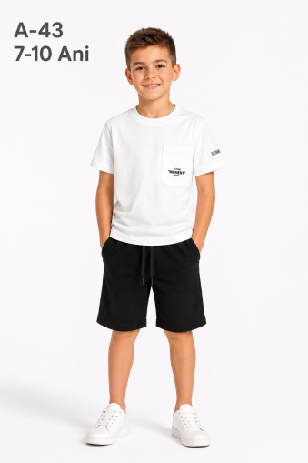 RUHATKIDS Set copii 7–10 ani 2 piese din bumbac cu imprimeu „Moment”