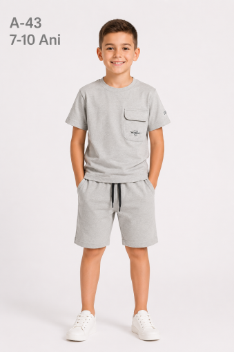 RUHATKIDS Set copii 7–10 ani 2 piese din bumbac cu imprimeu „Moment”