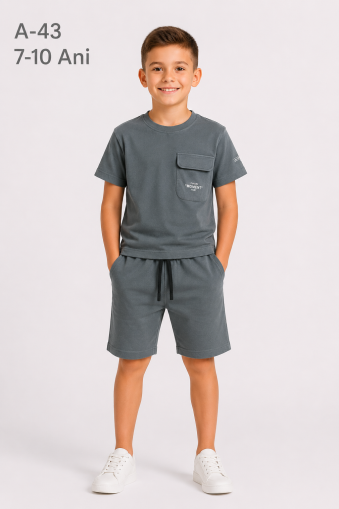 RUHATKIDS Set copii 7–10 ani 2 piese din bumbac cu imprimeu „Moment”