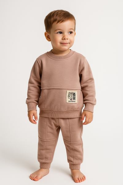 Costum Chocukcha din bumbac pieptănat pentru băieți, 2-3-4-5 ani A52