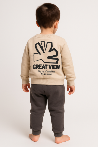 Costum bărbătesc Pollito 2-3-4-5-6 ani, cu textură Great View Written A58