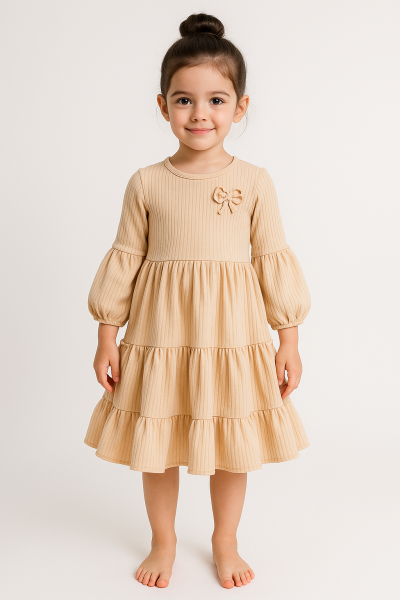 Rochie cu volane Minoles pentru fete 3-4-5-6 ani A65