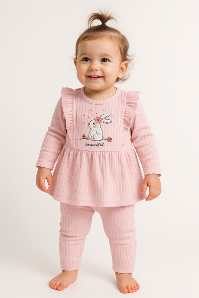 Set Milk Baby pentru fetițe 6-9-12-18-24 luni A44