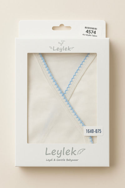 Set de lenjerie intimă cu 5 piese, 0-3 luni. Culoare: Albastru A40