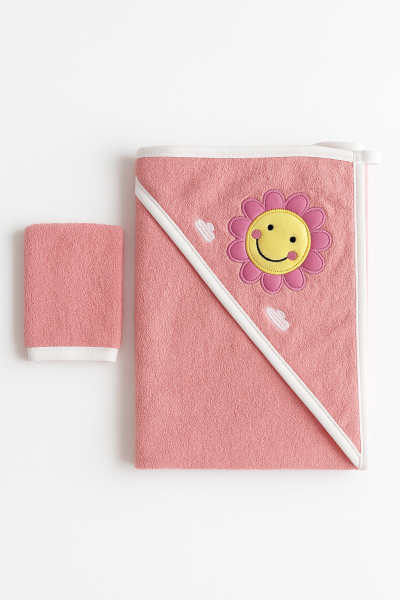 Buude Copii 75X75 Cm Prosop De Baie Bebe Floral A26