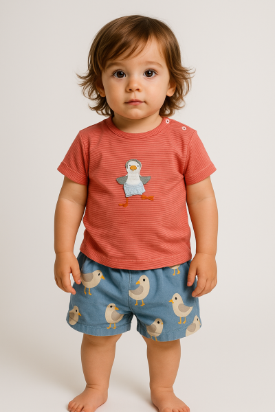 Set pentru fetiță Bip Baby 6-24 luni, model de pui A35