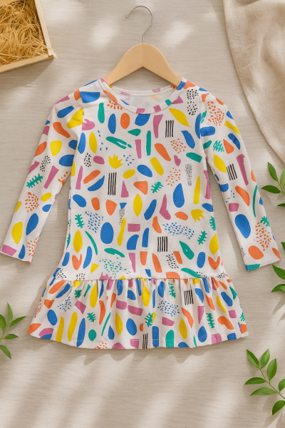 Rochie de sezon Mukko pentru fete, 6-7-8-9-10 ani A38