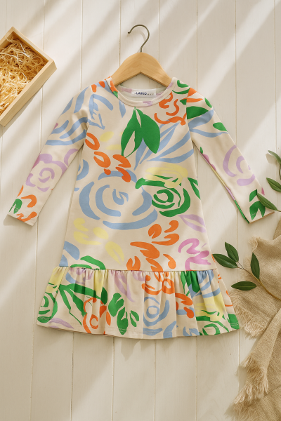 Rochie de sezon Mukko pentru fete, 6-7-8-9-10 ani A38
