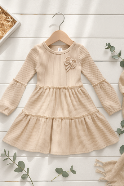 Rochie cu volane Minoles pentru fete 3-4-5-6 ani A65