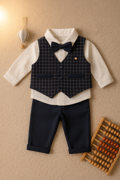 Emirix 9-12-18-24 Luni Costum Vest Băiat A60