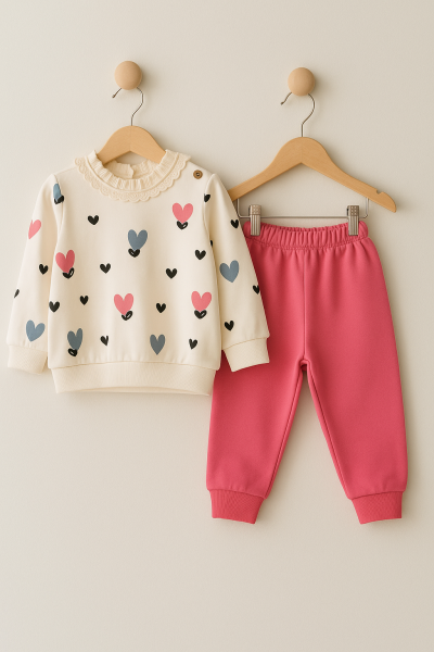 SET KARACON 6-9-12-18 LUNI FETIȚĂ CU INIMĂ A24