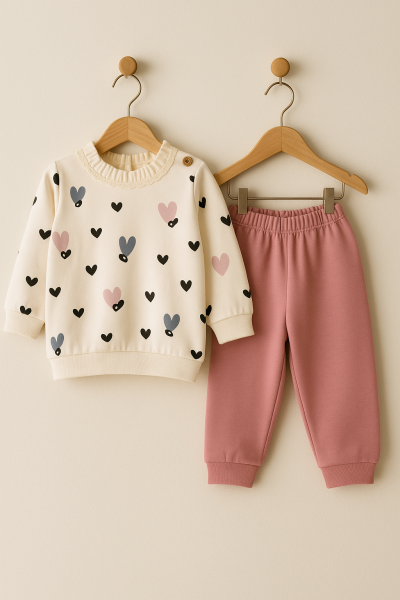 SET KARACON 6-9-12-18 LUNI FETIȚĂ CU INIMĂ A24